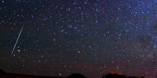 Is That A UFO In This Timelapse Video Of A Meteor Shower?