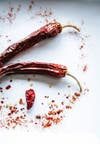 split dried chilis