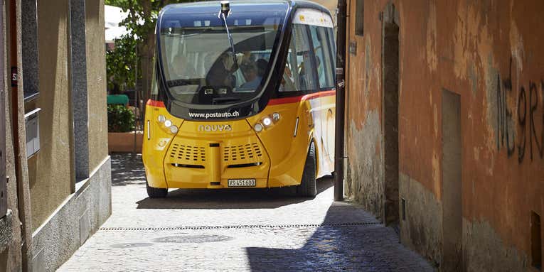 Driverless Bus Gets Into Fender Bender In Switzerland