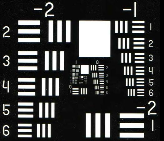 Tri-Bar Test Pattern barcode for bombers