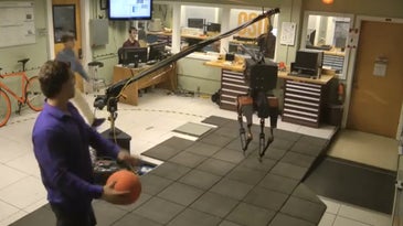 Video: Robot Gets Pelted By Dodgeballs