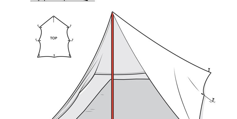 Build A Lightweight Tent For A Pittance