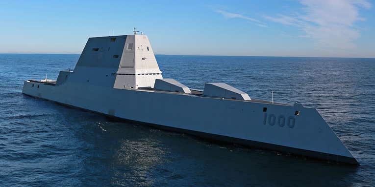 Zumwalt Destroyer Delivered To The Navy