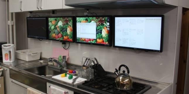 Dream Kitchens of the Future: Augmented Reality Countertops, Ingredient Sensors and Sous Chef Bots