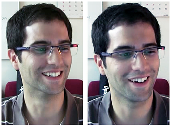 Can you tell which of these smiles is showing happiness, or which one is the result of frustration? A computer system developed at MIT can. The answer: The smile on the right is the sign of frustration.