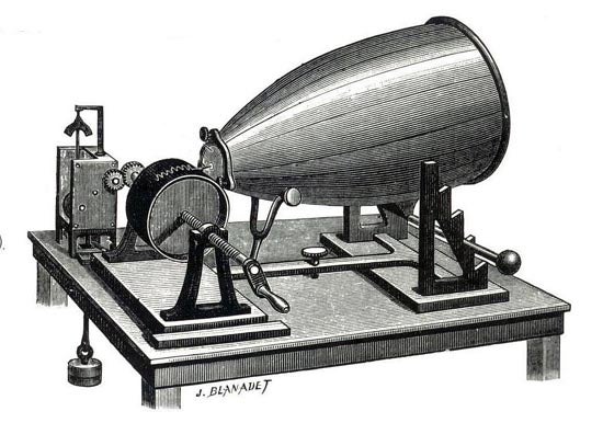 Preceding Edison's phonograph by 20 years was the phonautograph, which recorded sounds visibly on paper but lacked capabilities for playback.