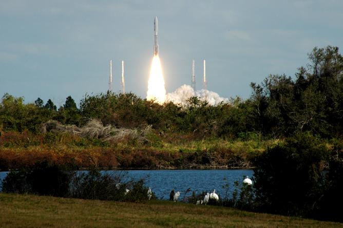 Launch of NASA’s New Horizons spacecraft from Cape Canaveral, Florida, on January 19, 2006. We’re on our way, Pluto.