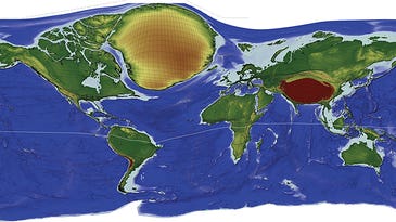Earth’s Most Remote Locations Revealed In ‘Lonely Planet’ Cartogram