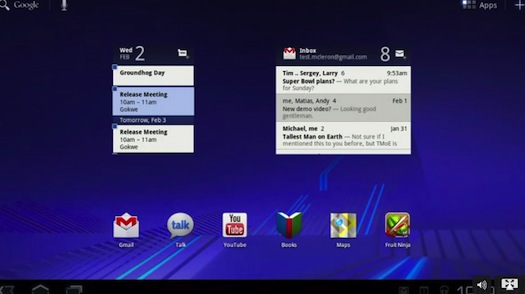 Google Shows Off Tablet-Friendly Android 3.0 and the Motorola Xoom Tablet