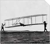 1902: The Wrights build a glider with precision controls.