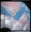 Three hundred and 91 miles up, this was the view from Gemini XI.
