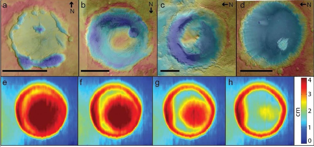 Mile-High Mountains In Middle Of Mars Craters Were Built By Wind