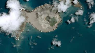 An Underwater Volcano Just Created A New Island