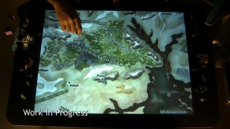 Video: Play Dungeons and Dragons on Microsoft’s Surface Table