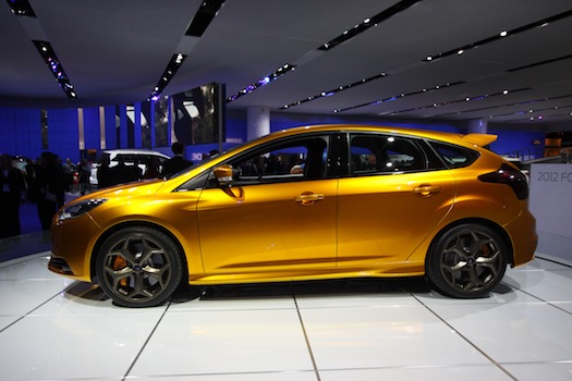 The tangerine-chrome Focus ST showcased the ability of this modest compact car to be thoroughly tricked out.