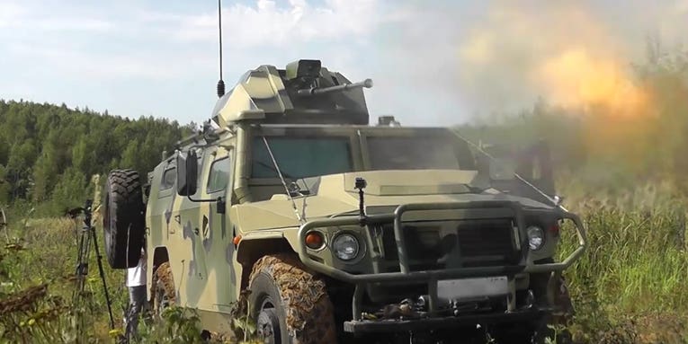Russian Armored Car Is Now Remote-Controllable