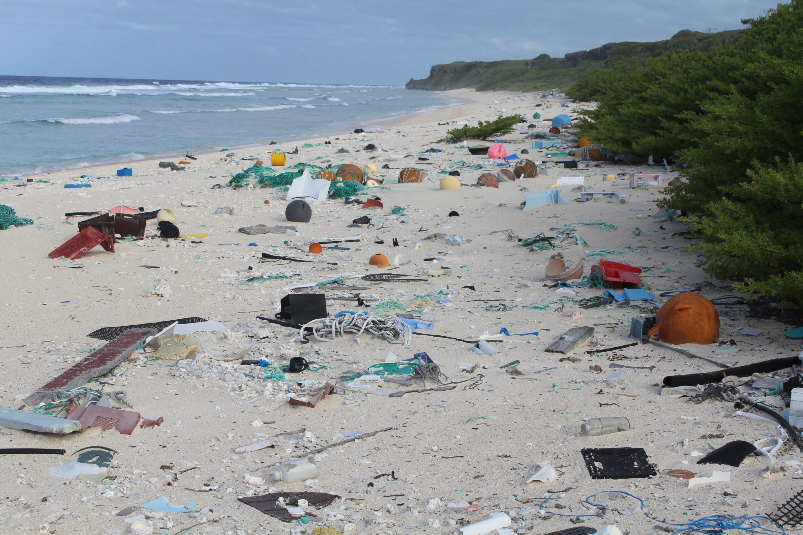 This remote island in the South Pacific is covered in 18 tons of our trash