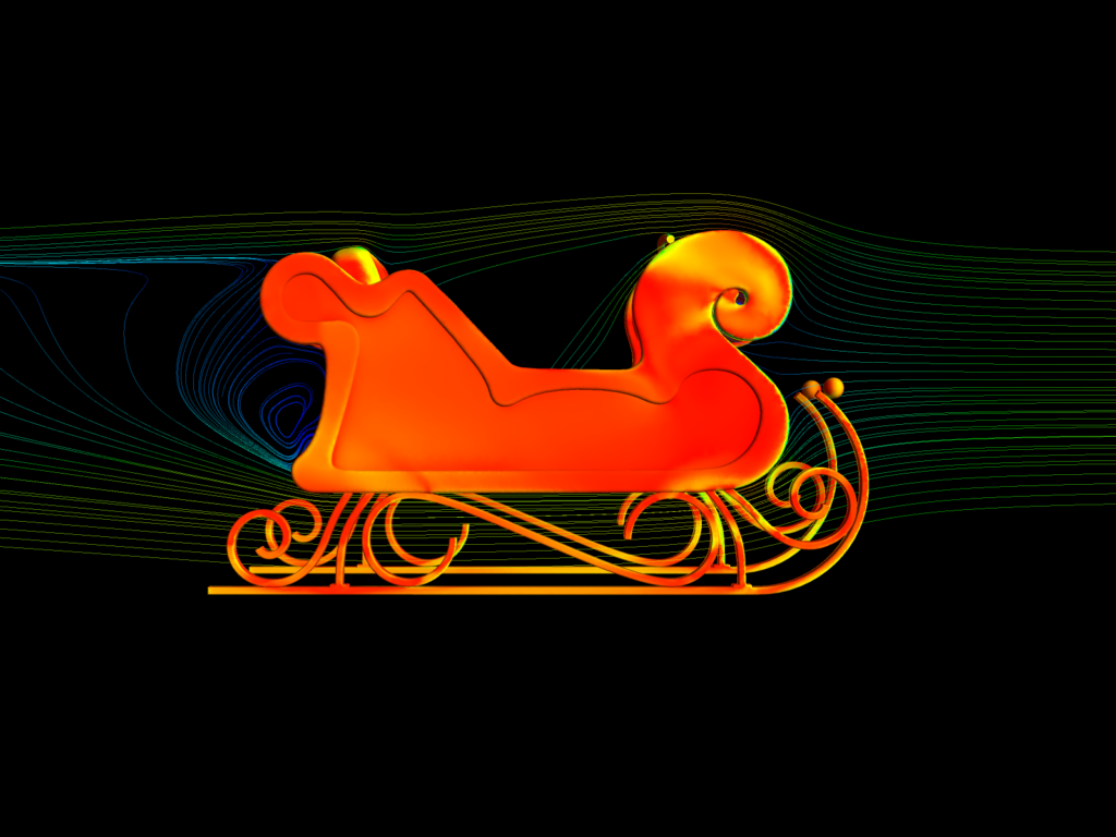 Santa's sleigh design isn't conducive for optimum airflow