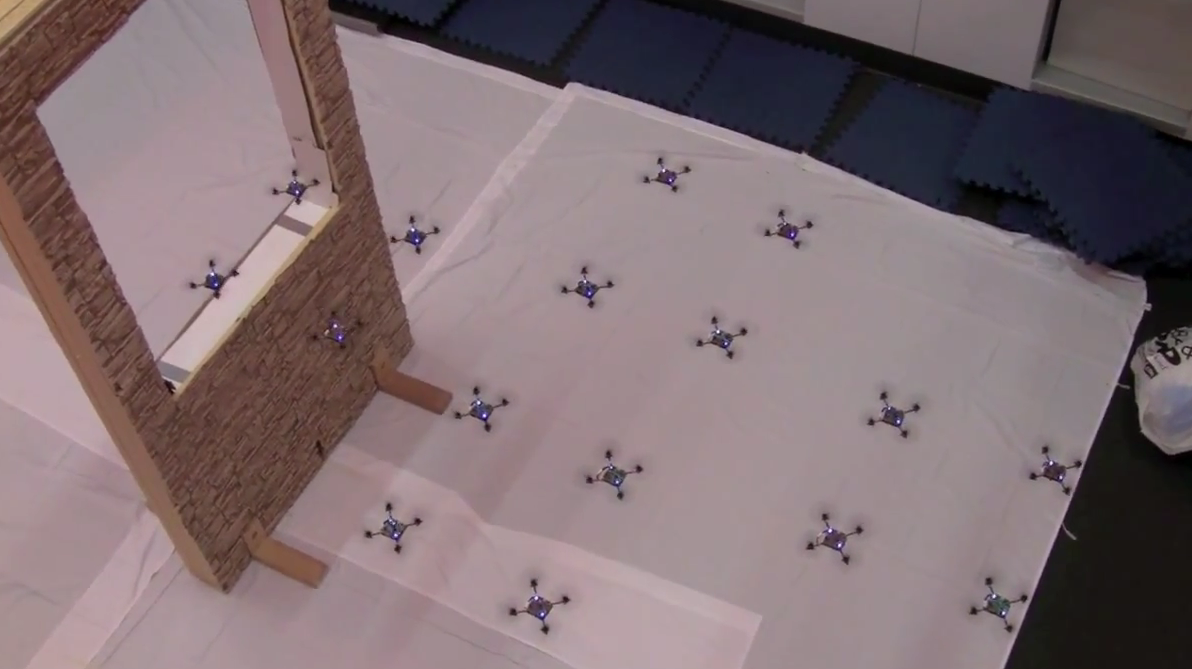 Video: Swarm of Tiny Quadcopters Do a Delicate Dance