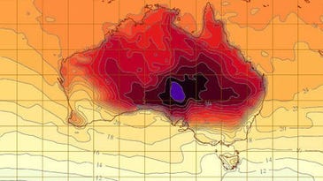Official Australian Weather Map Gets New Colors To Depict Extreme Heat