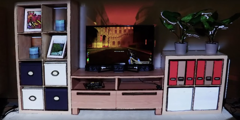 Microsoft’s IllumiRoom Rolls Virtual Grenades Straight Into Your Living Room