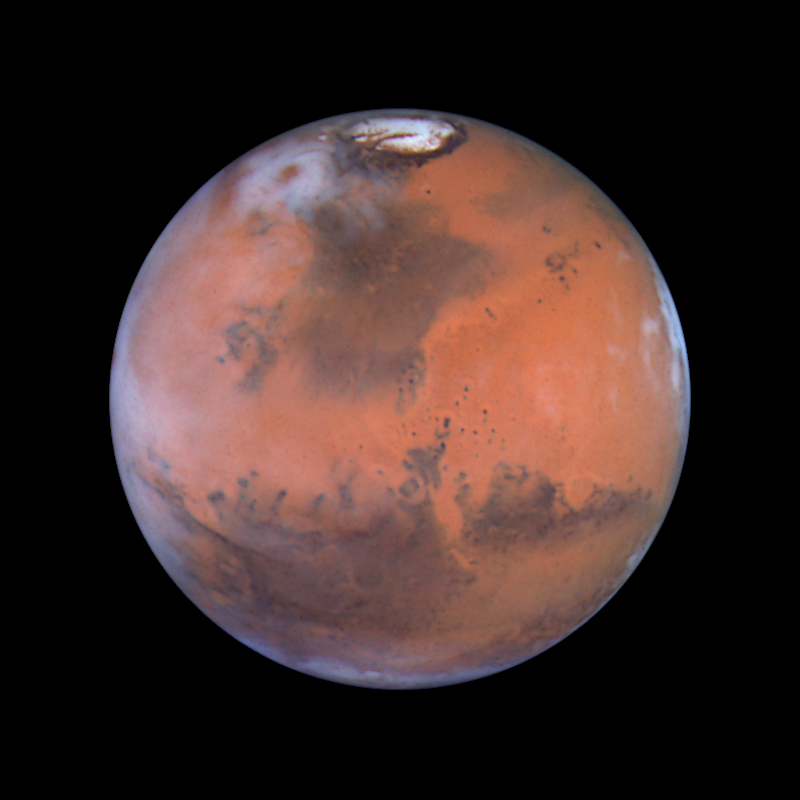 Mars. A snapshot of the whole planet.