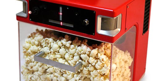 Video: The Popinator Tracks Where Your Voice Is Coming From And Shoots Popcorn Into Your Mouth