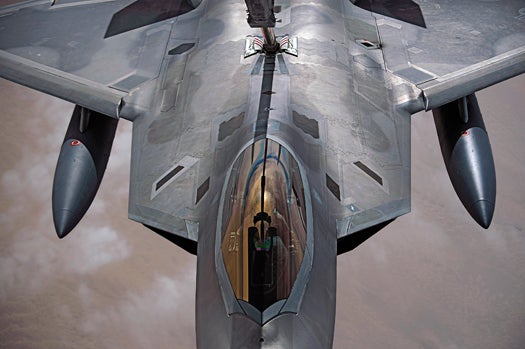 December 6, 2009 - A U.S. Air Force F-22 Raptor is refueled by a KC-10A Extender.
PSC0512_Pilot Life