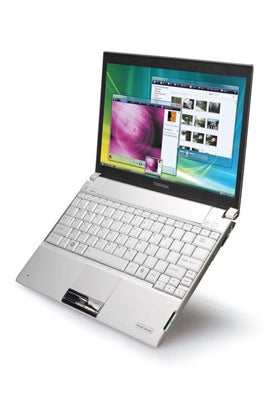 At 2.4 pounds and 0.77 inch thick, the Portg R500 is the slimmest laptop with a built-in optical drive-a 0.28-inch-thick DVD burner that's the world's thinnest. Toshiba Portg R500 $2,000; <a href="http://toshiba.com">toshiba.com</a>