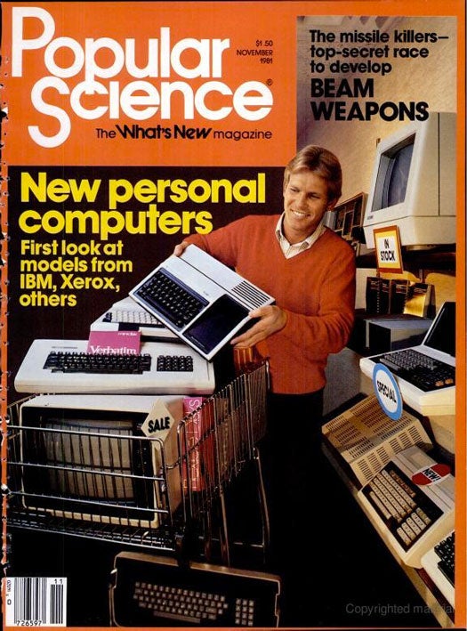 The cover of Popular Science, November 1981