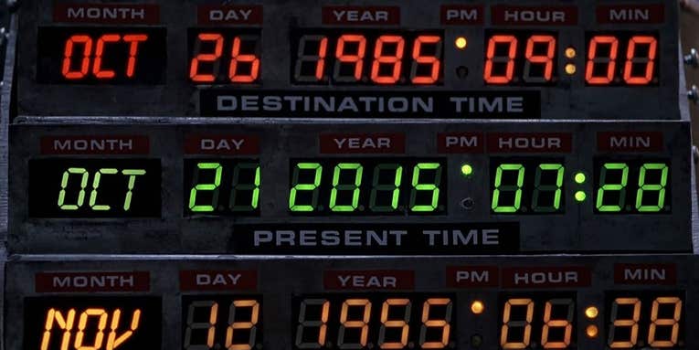 No Need For Time Travel: October 21st, 2015 is ‘Back to the Future’ Day