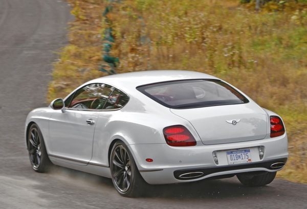 A pricey variant of the latest Bentley Continental GT, the Supersports has enormous power and torque and the road feel of a car much lighter than its nearly 5,000-pound mass.
