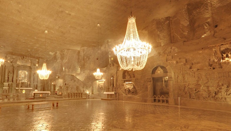 Visit A Stunning Salt Mine In Google Street View