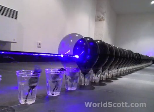 Watch A Laser Tear Through 100 Balloons In One Shot