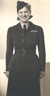 Jackie Cochran in her WW2 Army Suit