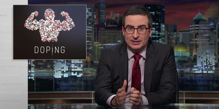John Oliver Discusses The Science And Politics Of Athletes Doping