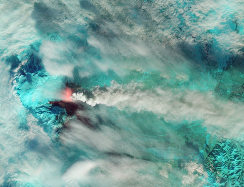 Big Pic: An Overactive Russian Volcano Covers Kamchatka In Ash