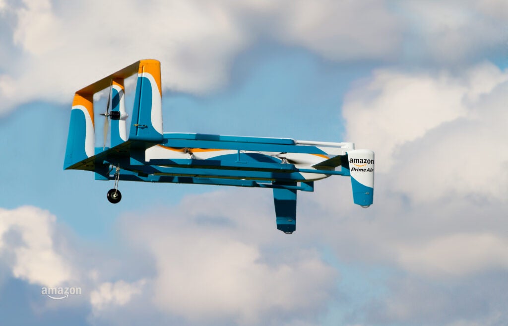 Amazon's New Hybrid Drone Takes Flight
