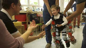 This Exoskeleton Suit Could Help Kids With Neuromuscular Illnesses Walk