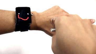 This smartwatch turns your skin into a touchscreen