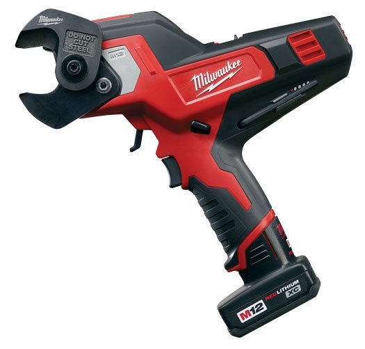 The M12 Cable Cutter is the strongest clipper of its size. At seven pounds and 10 inches, the tool can cut copper wire of up to an inch thick. A battery-powered ratchet in the head spins to apply 5,000 pounds of force. <strong>Milwaukee Tool M12 600 MCM Cable Cutter</strong> <a href="http://www.milwaukeetool.com/tools/cordless-tools/m12-cordless-system/m12-600-mcm-cable-cutter-tool-only/2472-20/">$429</a>