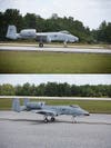 Can you tell the difference? (The real A-10 Warthog is on top, and Selby's immaculate model is below).