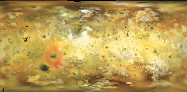 The U.S. Geological Survey released the first complete geologic map of Io. This is a true color image. .