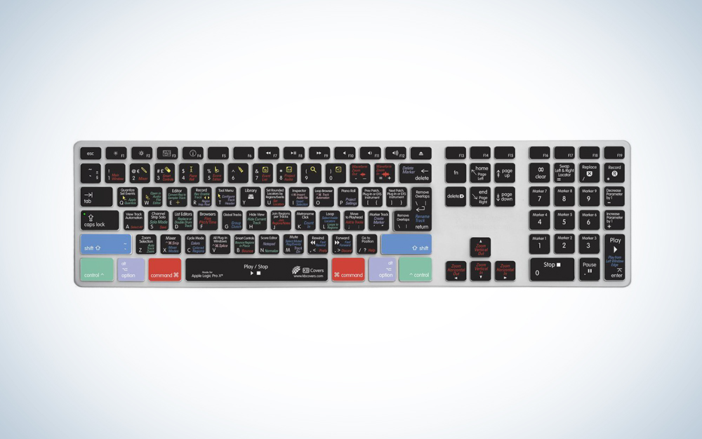 Logic Pro X Keyboard Cover