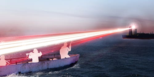 New Shipboard Laser Weapon Takes Aim at Would-Be Pirates