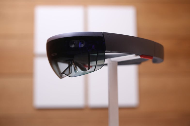 The augmented reality creating <a href="https://www.popsci.com/microsoft-hololens-augmented-reality-coming-early-2016-3000-dollars/">HoloLens</a> will be available to software developers at a price of $3000 in the first quarter of 2016.