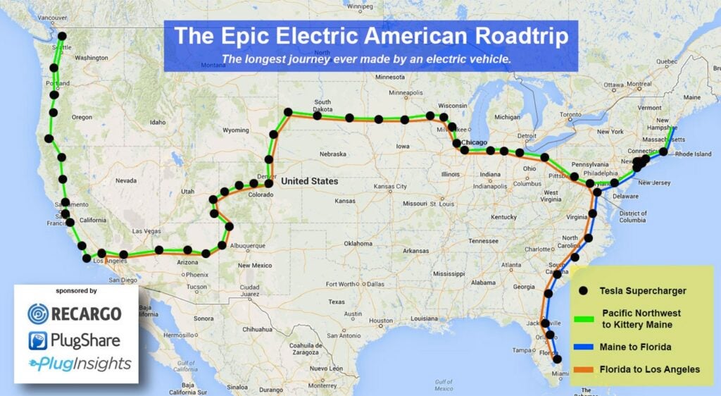 A 12,000-Mile, 24-Day, Cross-Country, All-Electric Road Trip