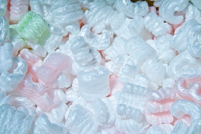 Recycled Packing Peanuts Could Make Batteries Better