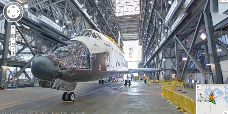 Video: Google Street View Adds Space Shuttles, Launch Pads and More At Kennedy Space Center