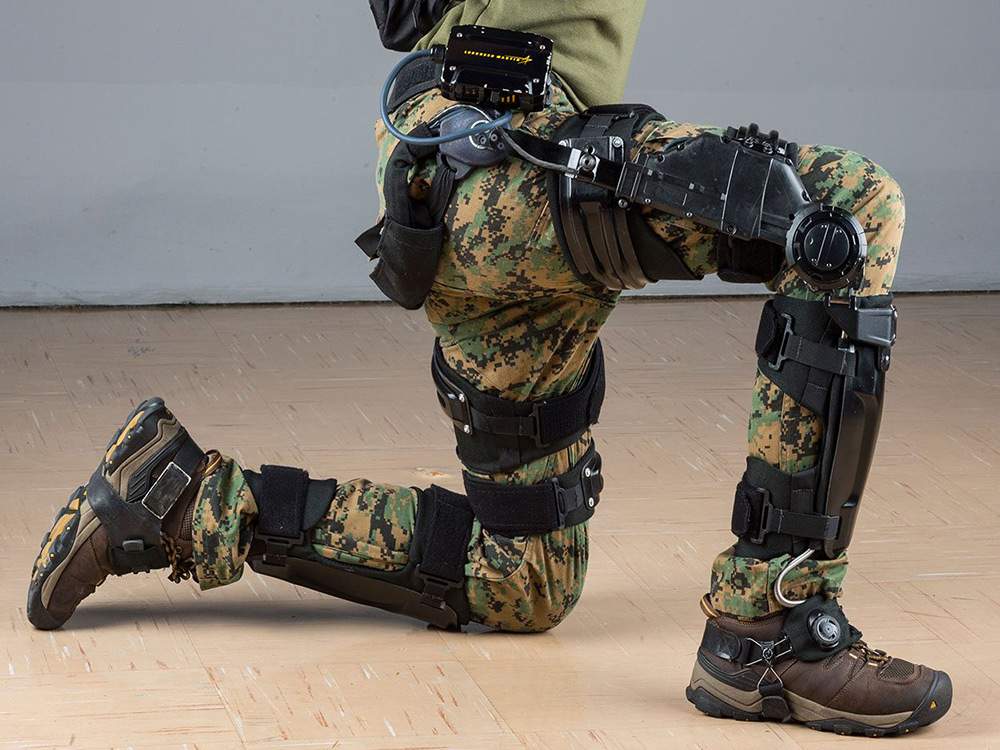 Power-multiplying exoskeletons are slimming down for use on the battlefield
